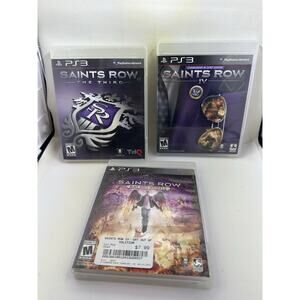 Saints Row Bundle Lot Bundle PS3 Sony PlayStation 3 IV Third Gat Out Of Hell
